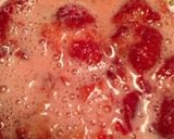 簡単☆はちみつイチゴミルク作り方2写真