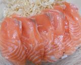 キャベツとサーモン(刺身用)のサラダ作り方12写真