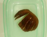 干し椎茸のみじん切りしながら戻す方法☆作り方1写真