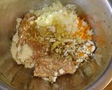 鶏ひき肉と白菜のレンジ蒸し作り方3写真
