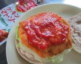 朝マフィン☆トマトチキンクリスプ作り方2写真