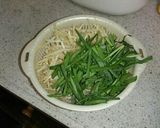 ！もやしとニラのピリ辛ナムル！作り方1写真