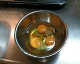 味噌と白だしの卵焼き!作り方1写真