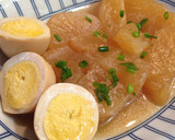 我が家の『簡単！大根とタマゴの煮物♪』作り方8写真