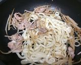 パパッと焼きうどん♡ポン酢マヨ作り方3写真