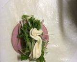 水菜の生春巻きサラダ作り方2写真