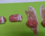 ひき肉の肉巻き！？　春キャベツとの蒸し煮作り方3写真