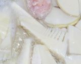 超簡単！めんつゆで肉団子入り旬の若竹煮だ作り方11写真
