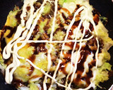 お好み焼き風キャベツの蒸し焼き作り方6写真