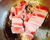 キャベツと豚バラの酒蒸し炒め作り方1写真