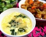 やさしい味♡豆腐とワカメのたまごスープ作り方5写真
