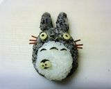 ジブリ❈キャラ弁　となりのトトロ作り方4写真