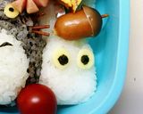 ジブリ❈キャラ弁　となりのトトロ作り方5写真
