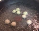豆腐入りつくしの胞子団子作り方3写真