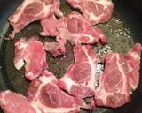 我が家のまかない飯‼︎豚キム納豆作り方1写真