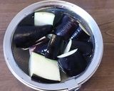簡単!なすと豚肉の煮物作り方1写真