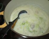 簡単☆白菜と鶏もも肉のクリームスープ☆作り方5写真