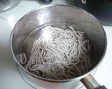簡単短時間ずぼら☆釜揚げ風蕎麦作り方2写真