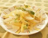 チーズＯＮ！新じゃが＆新玉ねぎの旨塩炒め作り方8写真