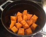 ストウブ【staub】deかぼちゃの煮物作り方14写真