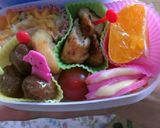 中1 娘 お弁当 4/9～ 記録用作り方4写真