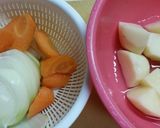 手間無しやわらか豚肉と野菜のトマト煮込み作り方1写真