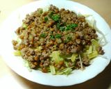 納豆タコライス？作り方3写真