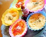 レンジで簡単♡米粉のピザ風蒸しパン♡作り方4写真