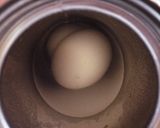 ♪ちょ〜簡単水筒でできる温泉卵♪作り方1写真
