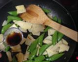 筍とスナップえんどうのバター醤油炒め✿作り方4写真