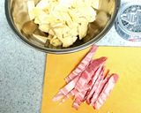 新たけのことツナのガーリックパスタ作り方1写真