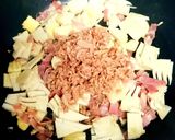 新たけのことツナのガーリックパスタ作り方4写真