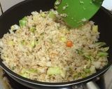 我が家の塩漬け卵炒飯作り方3写真