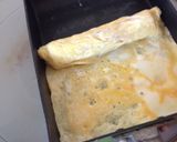 お弁当に♪ほうれん草ｉｎ竹輪の卵焼き作り方6写真