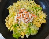 簡単！市販の素不要でパラパラレタス炒飯作り方12写真