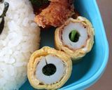 お弁当に♪ほうれん草ｉｎ竹輪の卵焼き作り方10写真