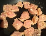 ヘルシー＊鶏むね肉とパプリカの酢豚風作り方1写真