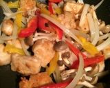 ヘルシー＊鶏むね肉とパプリカの酢豚風作り方4写真