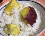 簡単☆さつまいもご飯とホクっと素揚げ作り方3写真