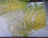 簡単寿司酢とごま油の白菜かにかまサラダ☆作り方4写真