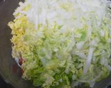 簡単寿司酢とごま油の白菜かにかまサラダ☆作り方5写真
