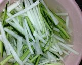 シャキシャキ大根と水菜の海苔サラダ♫作り方1写真