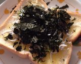 忙しい朝に☆簡単しらす海苔トースト作り方3写真