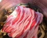 キノコと豚肉の酒蒸煮作り方3写真