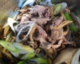 キノコと豚肉の酒蒸煮作り方5写真