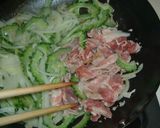 アジアンゴーヤ焼きそば作り方5写真