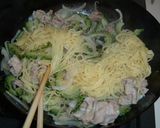 アジアンゴーヤ焼きそば作り方6写真