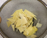 筍とわかめの卵とじ～^_^作り方1写真