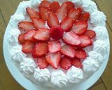 イチゴとブルーベリーのバースデーケーキ作り方3写真