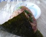 わさびと大葉のおにぎり作り方10写真